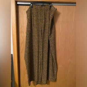 Plus Size Cheetah Print Dress Pants